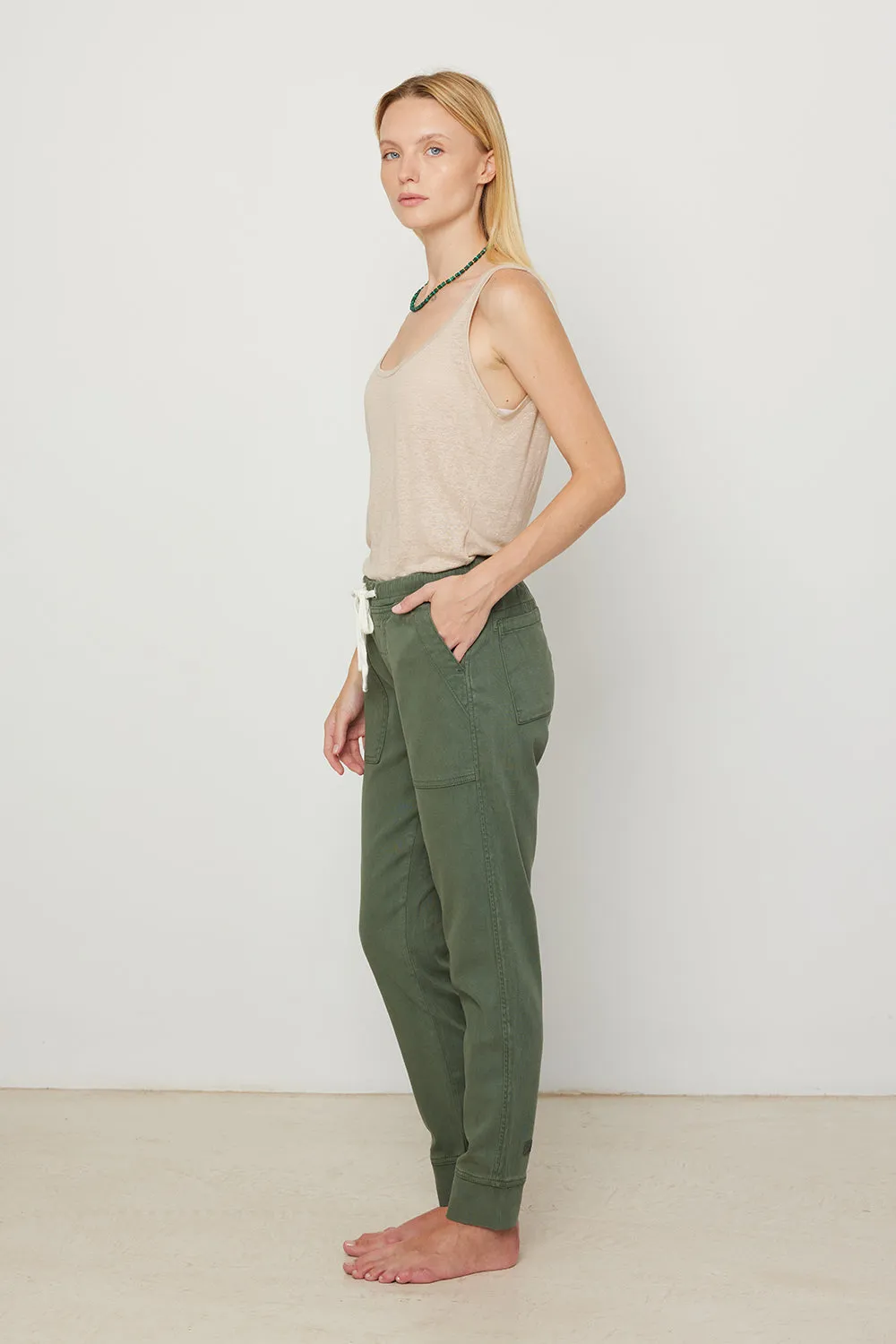 Pants Dark Green