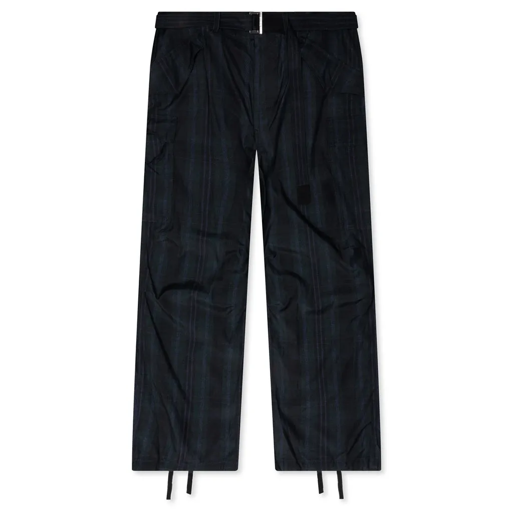 Plaid Pants - Black