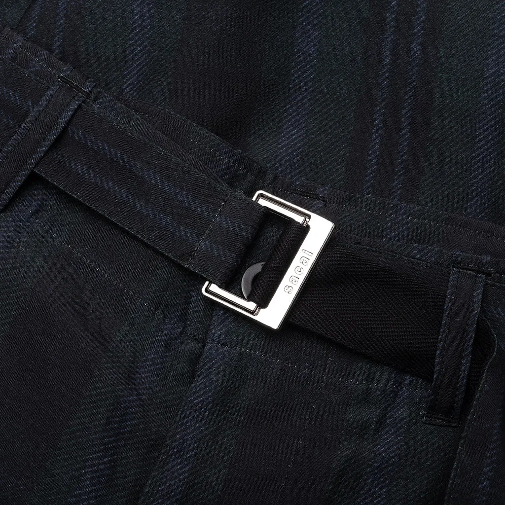 Plaid Pants - Black