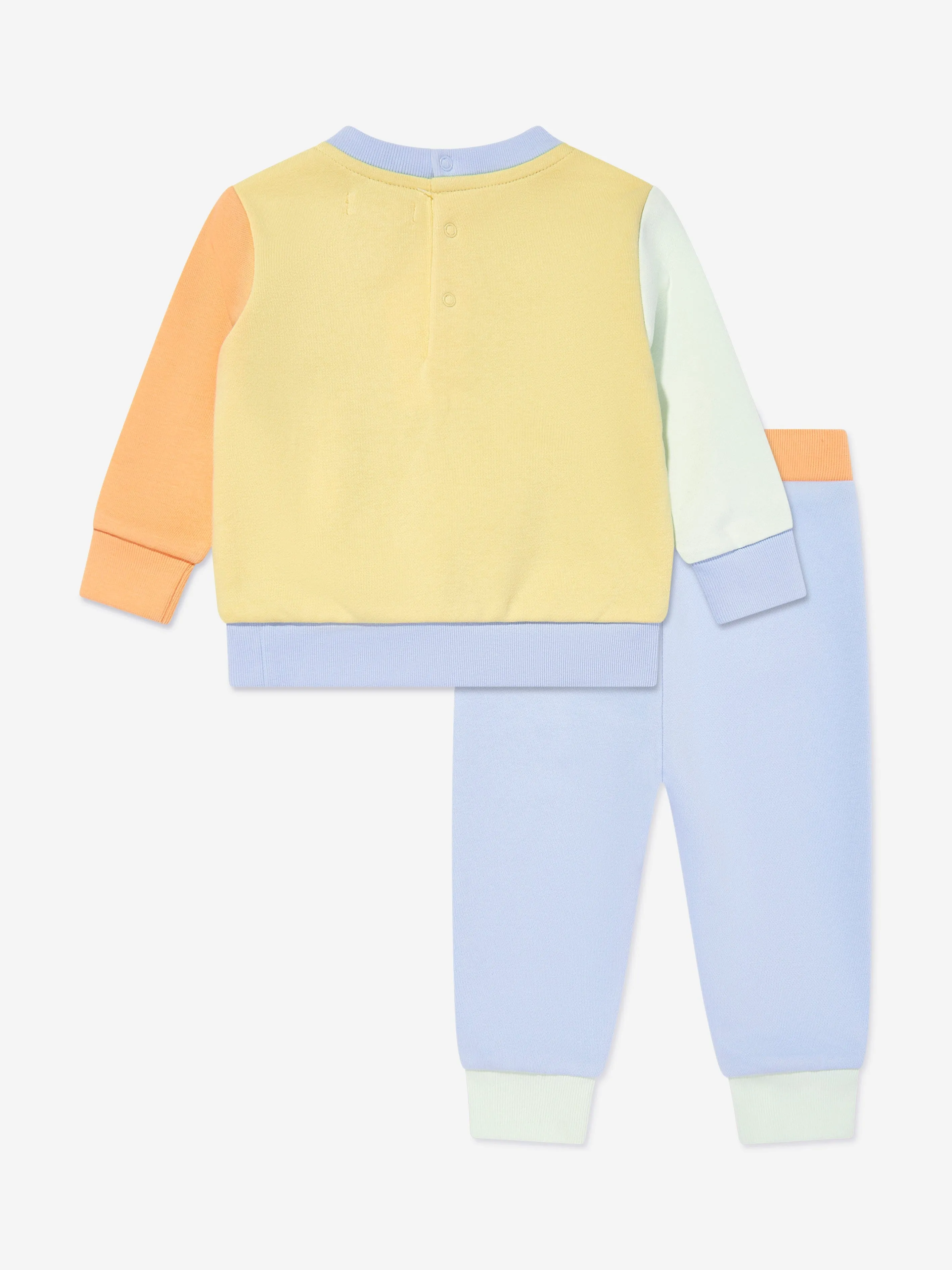 Ralph Lauren Baby Boys Colourblock Tracksuit in Blue