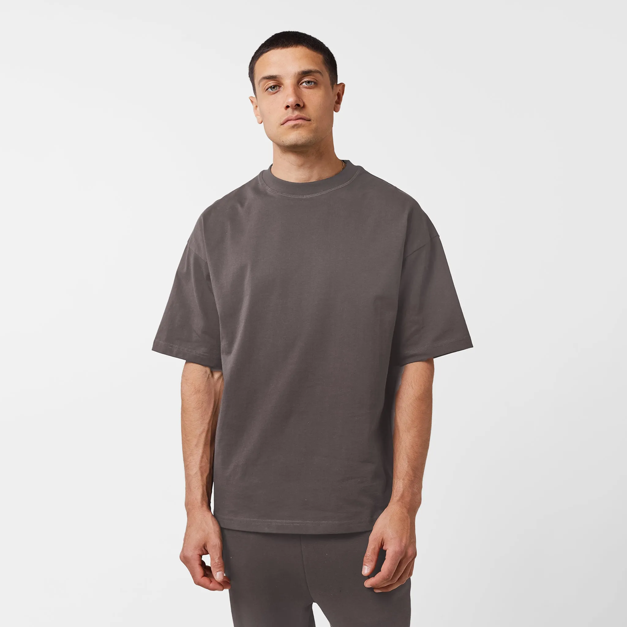 Regular Cotton T-Shirt | Walnut Brown