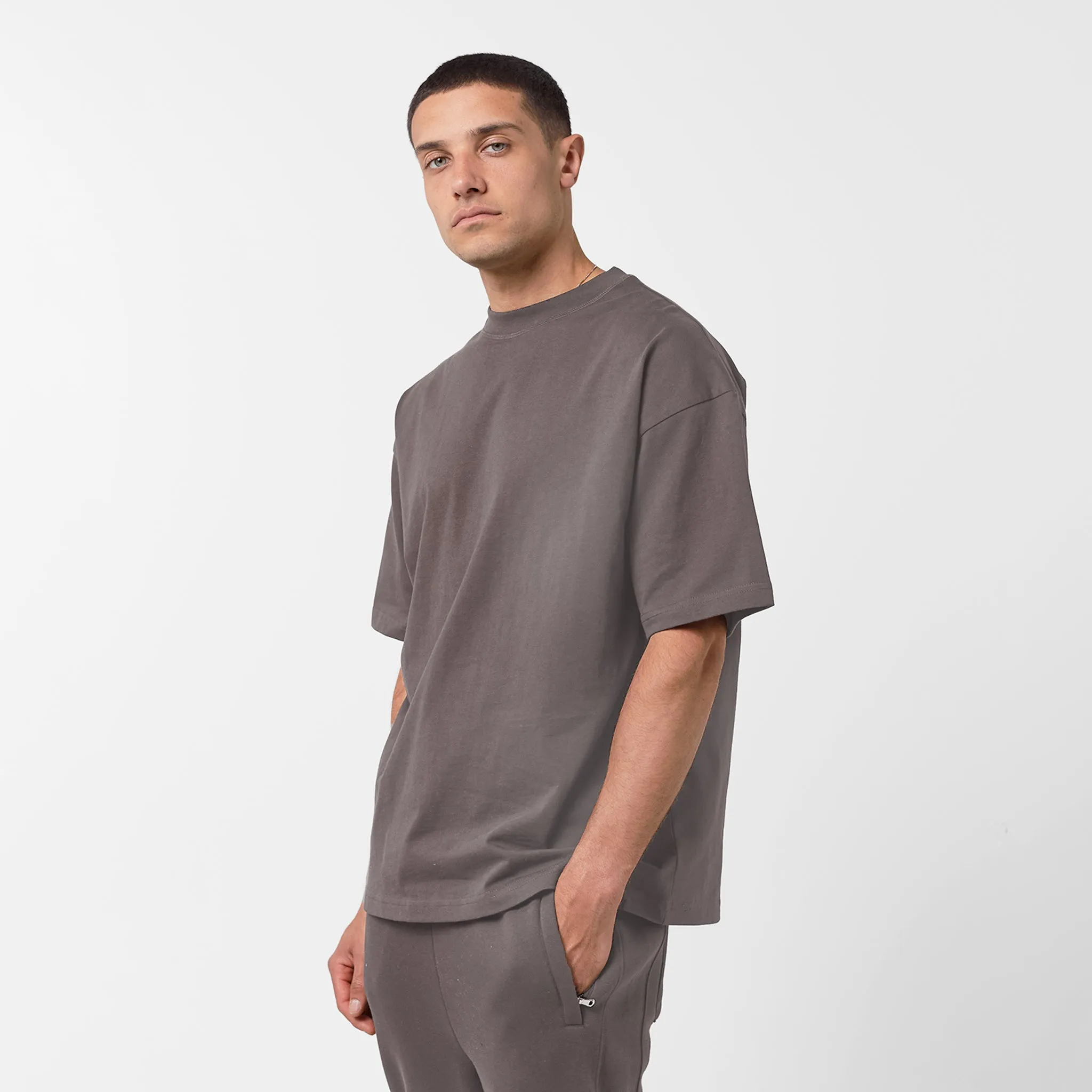 Regular Cotton T-Shirt | Walnut Brown