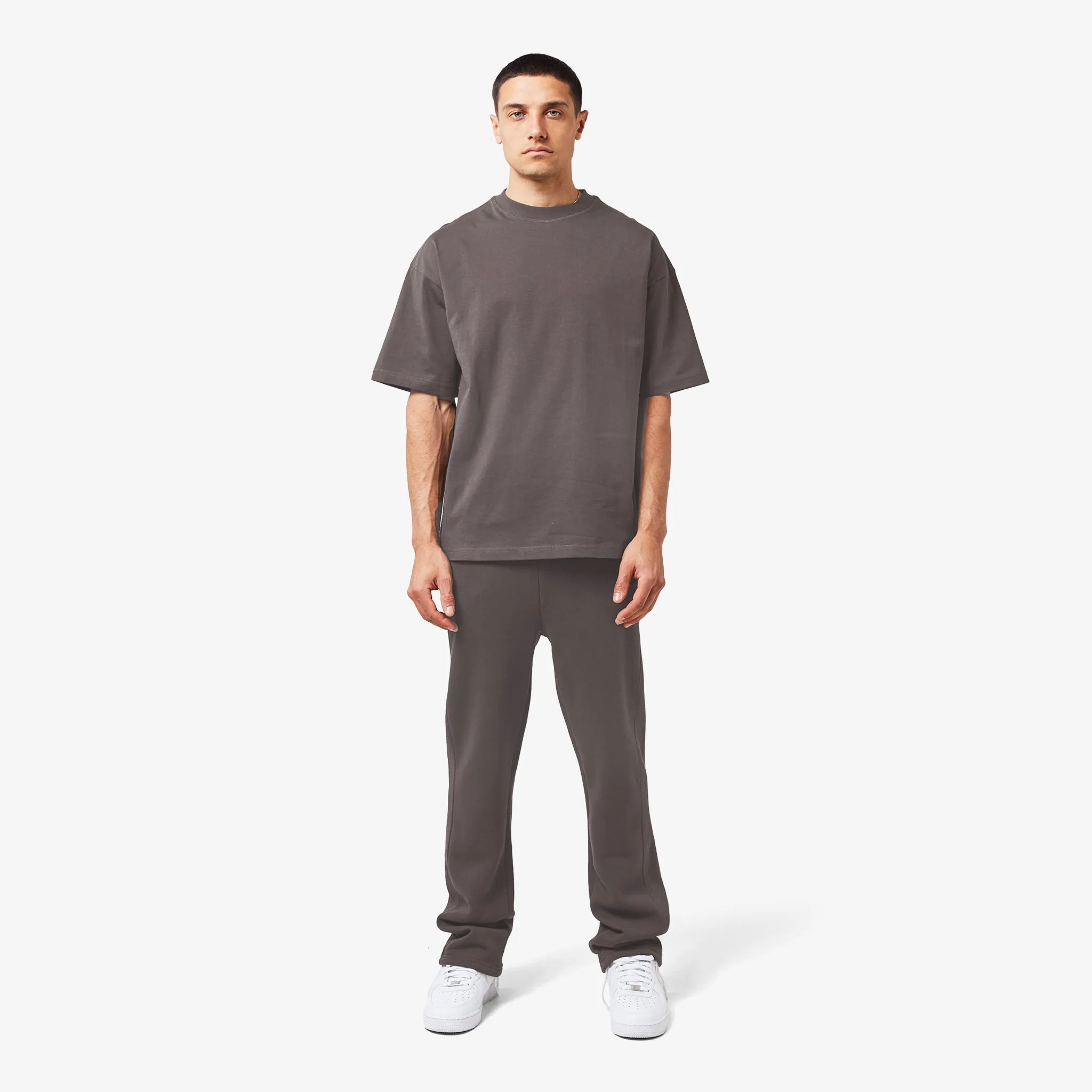 Regular Cotton T-Shirt | Walnut Brown