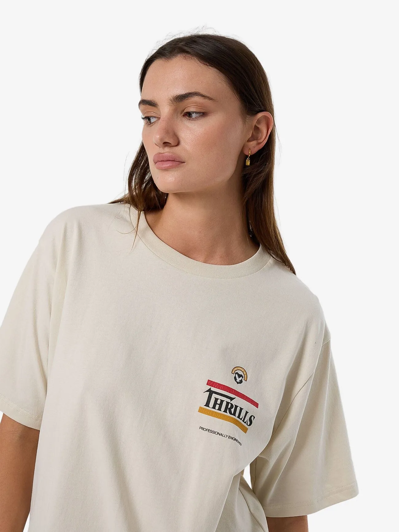 Responsible Thrills Merch Tee - Heritage White