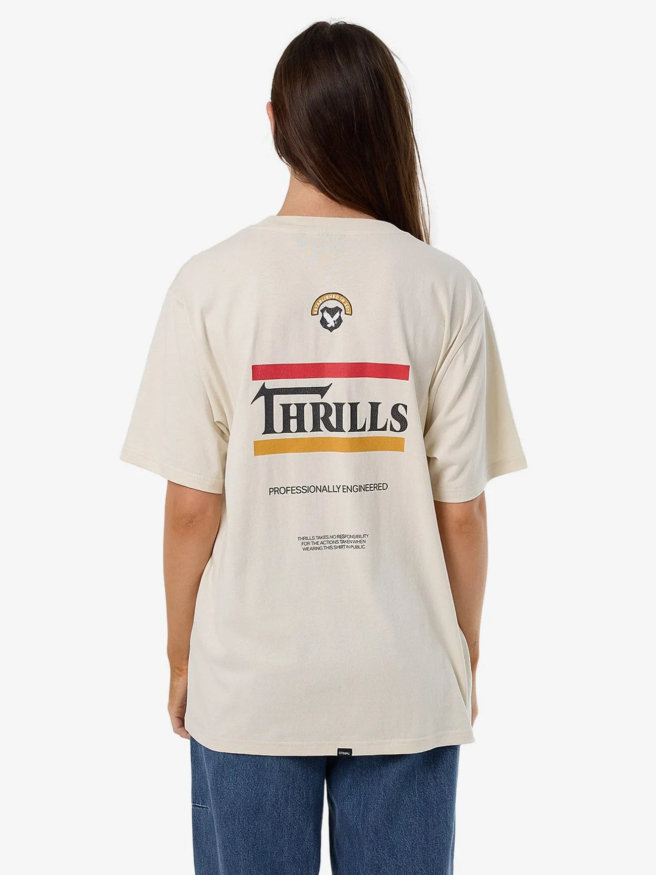 Responsible Thrills Merch Tee - Heritage White