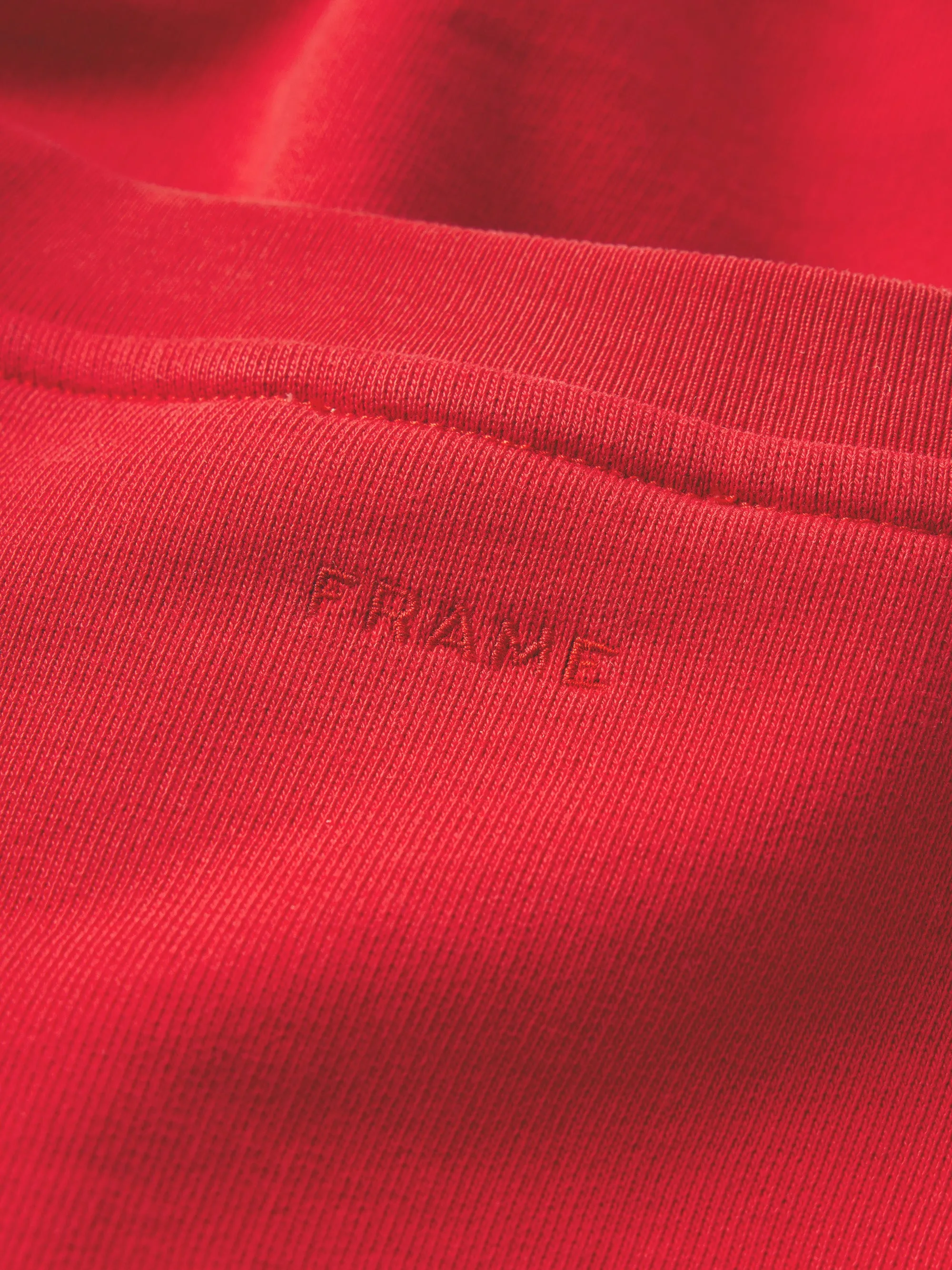 Ritz Unisex Tonal Logo Crewneck -- Red