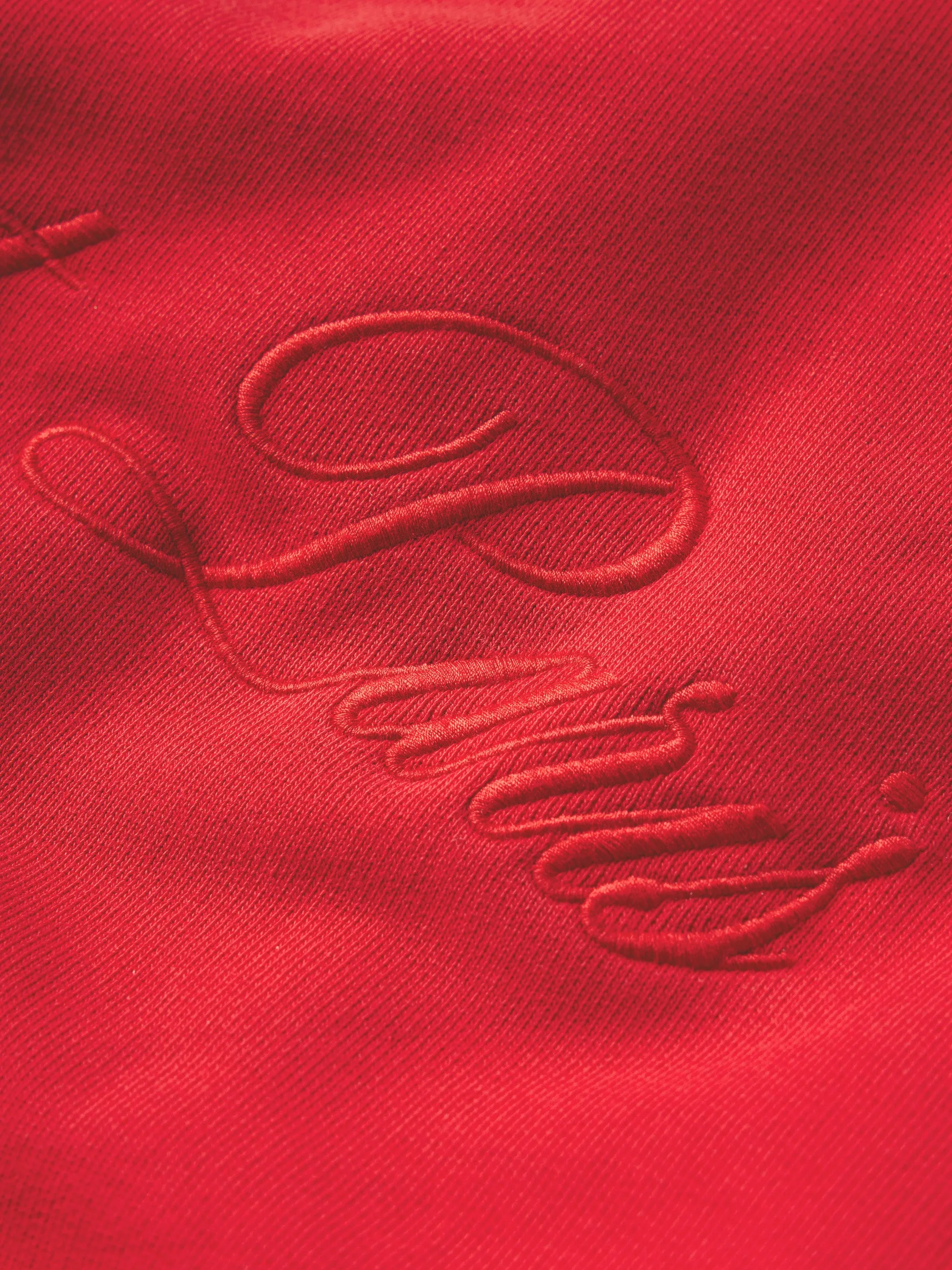 Ritz Unisex Tonal Logo Crewneck -- Red