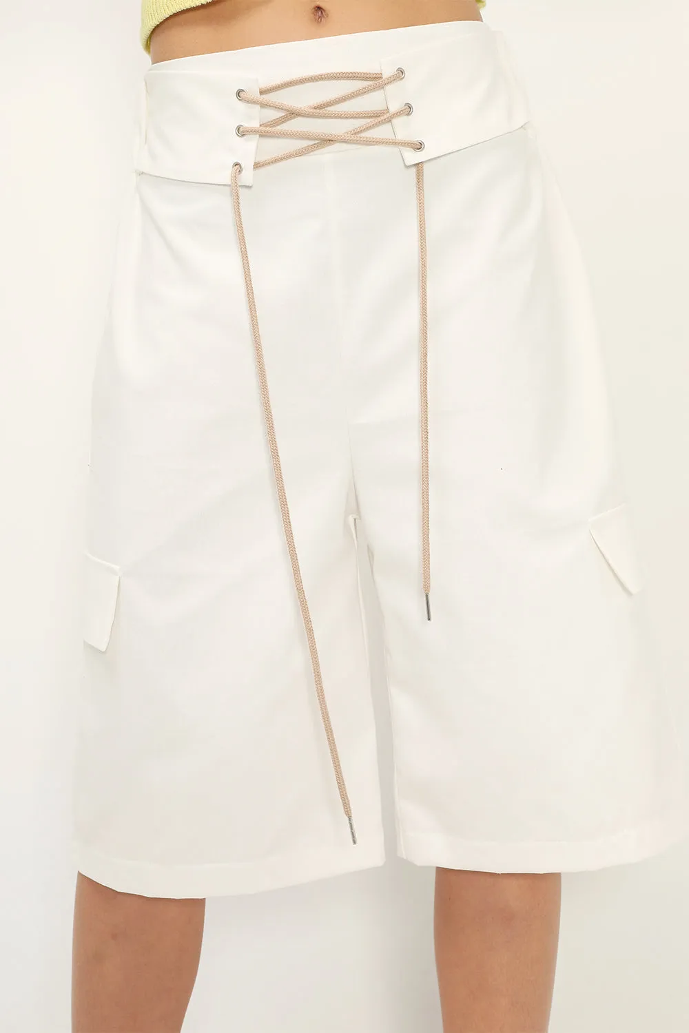 Sabrina Eyelet Cargo Shorts