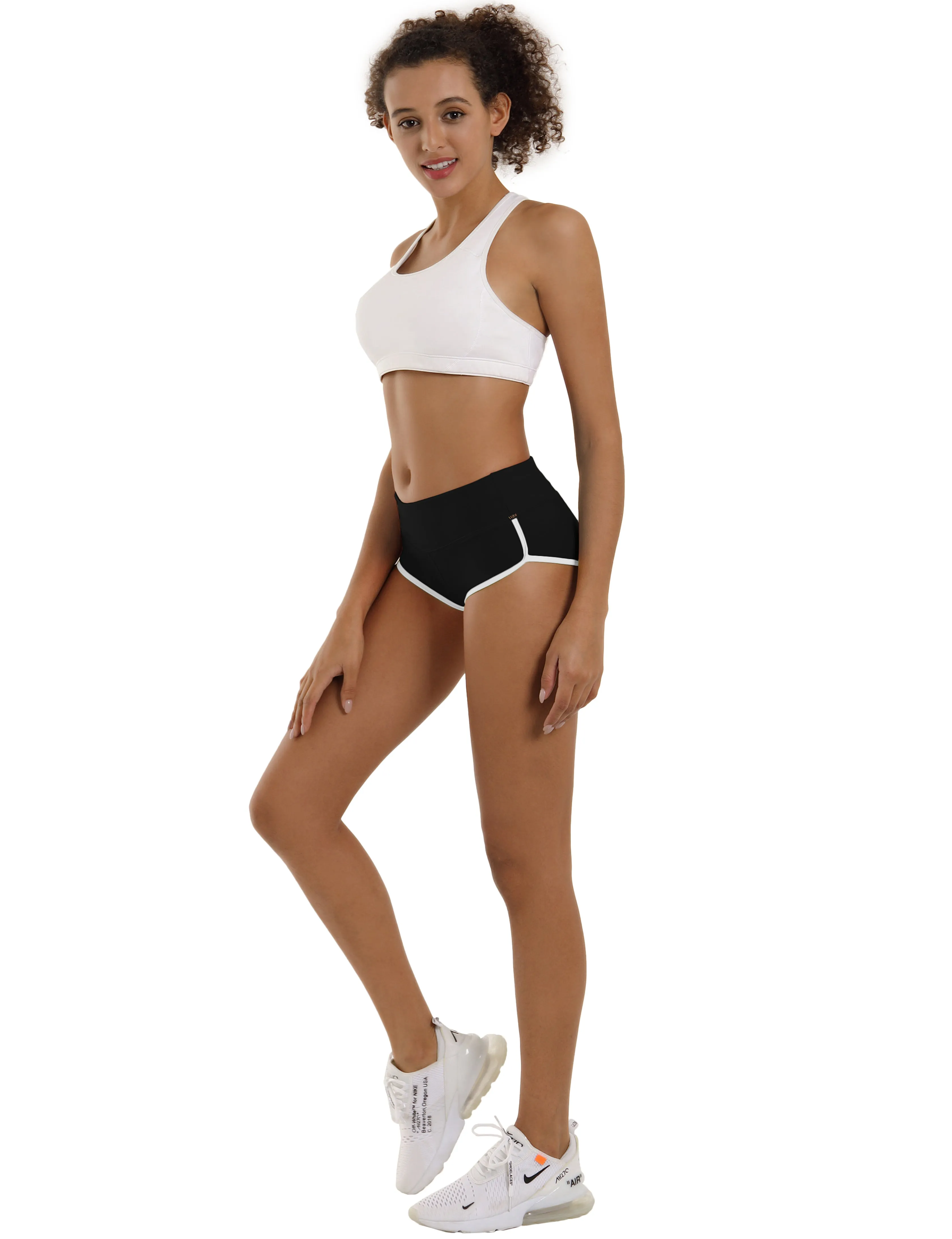 Sexy Booty Gym Shorts black_Gym