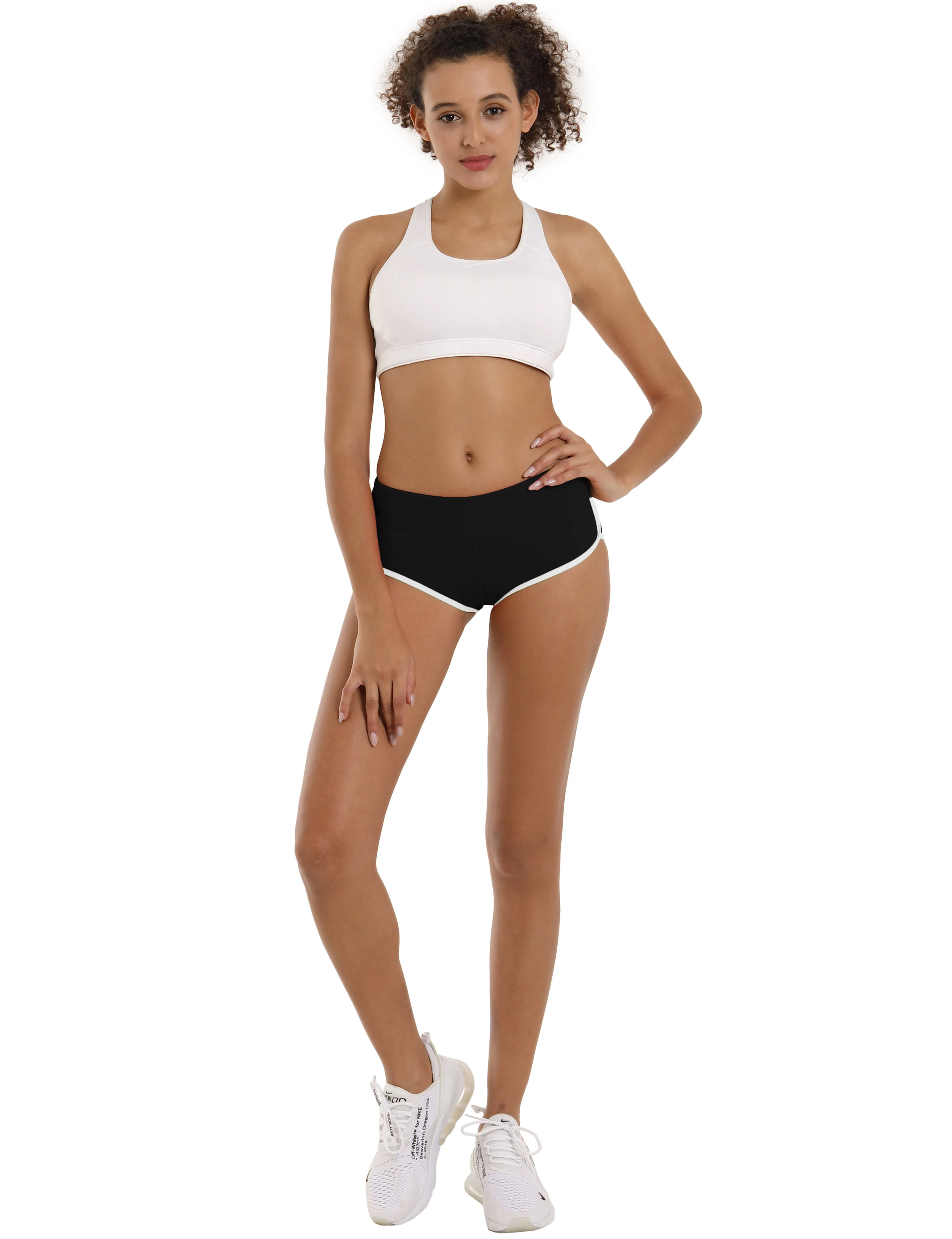 Sexy Booty Gym Shorts black_Gym