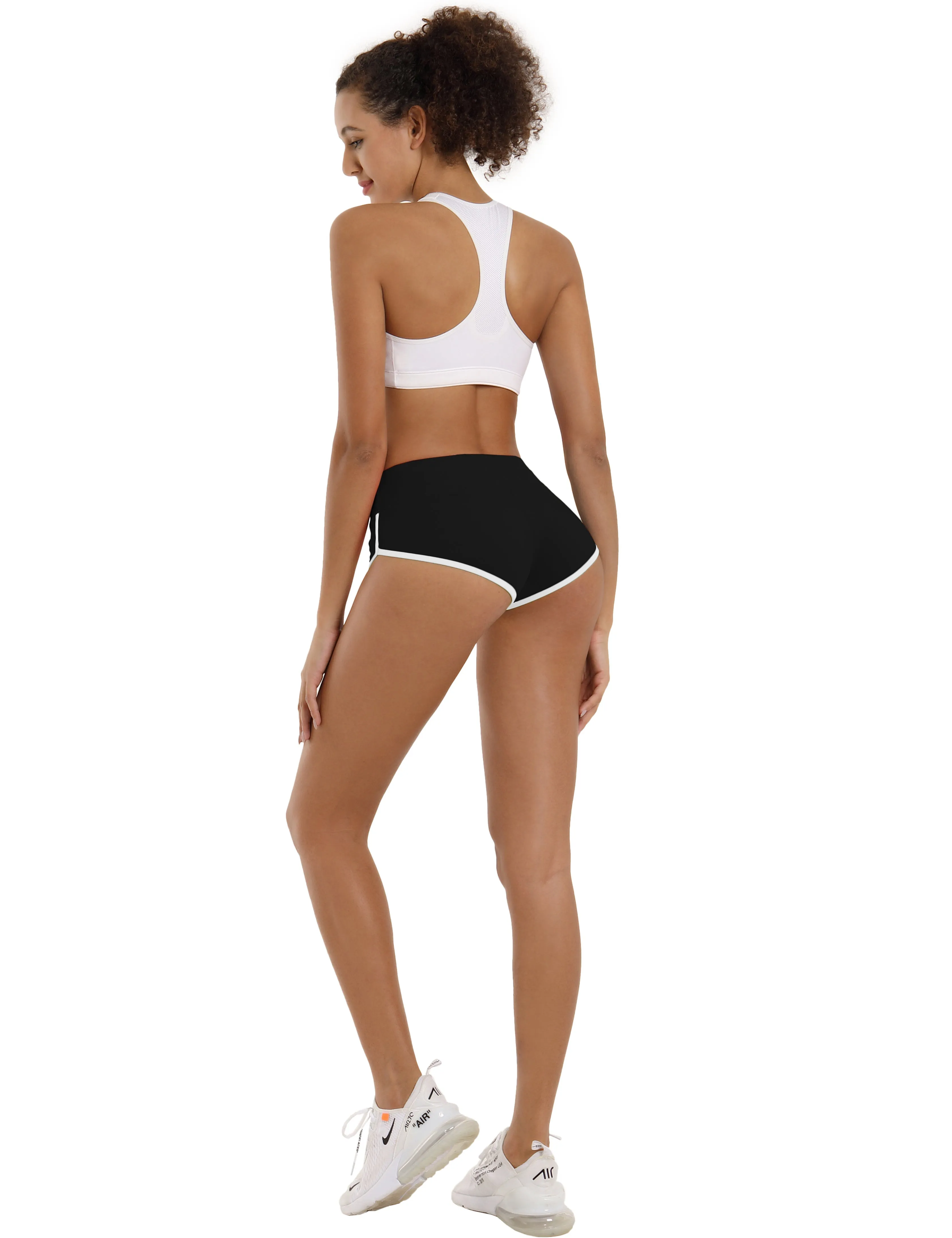 Sexy Booty Gym Shorts black_Gym