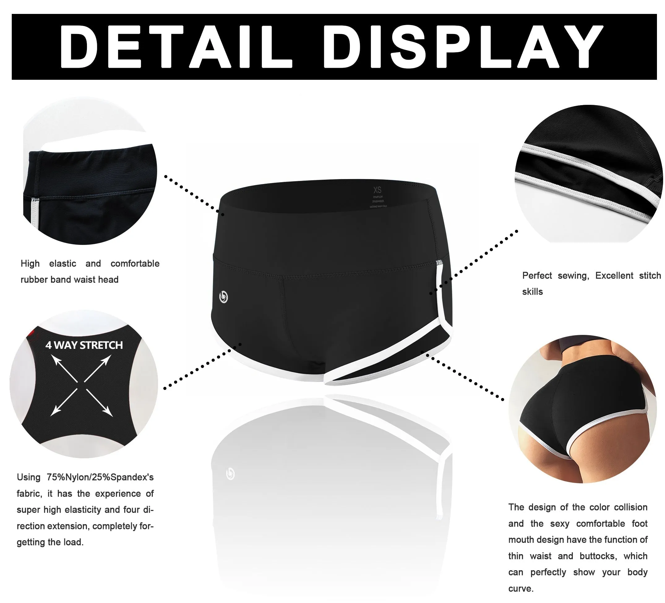 Sexy Booty Plus Size Shorts grapevine_Plus Size
