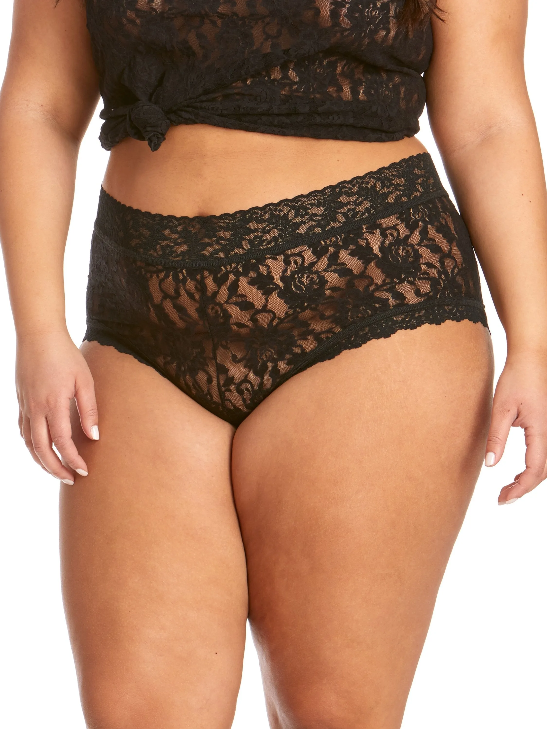 Signature Lace® Boyshort Black