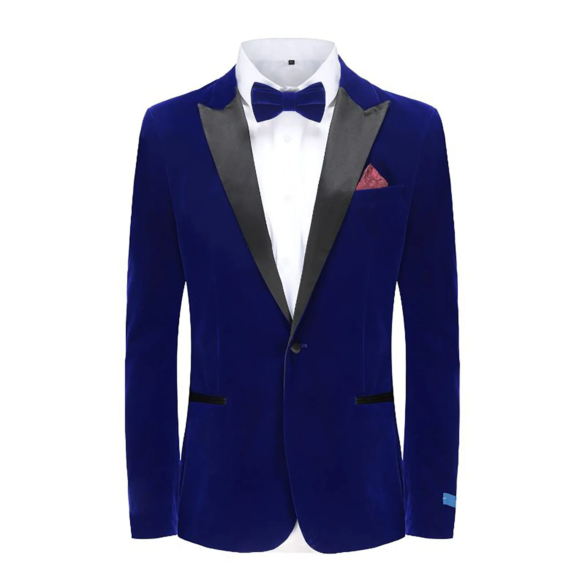 SLIM FIT TUXEDO/VELVET/TX800-BLUE
