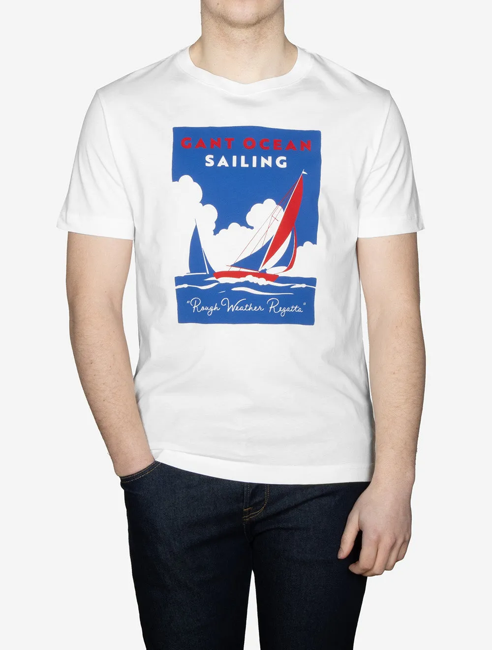 Small Graphic Short Sleeve T-Shirt Eggshell