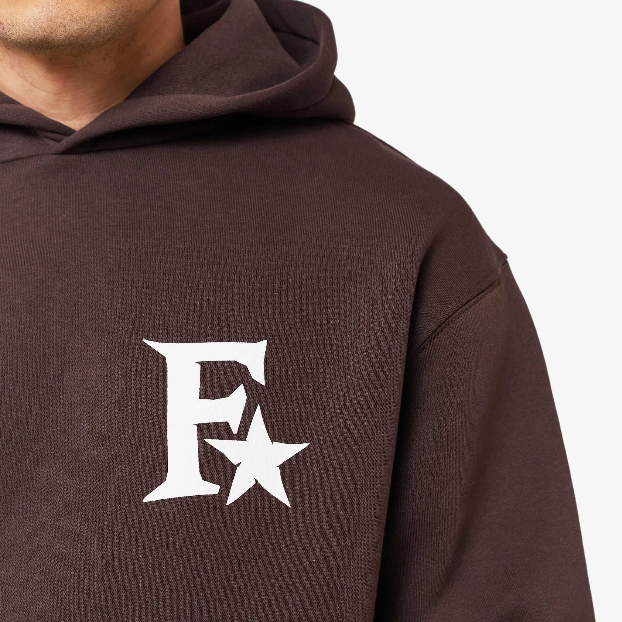 Star Icon Open Hem Tracksuit | Dark Brown