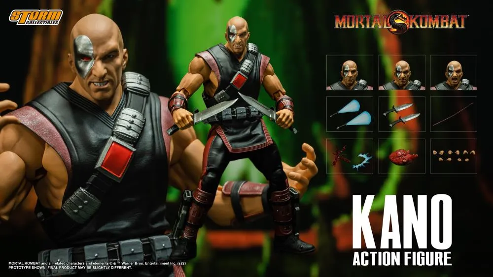 Storm Collectibles 1/12 Mortal Kombat Kano Action Figure