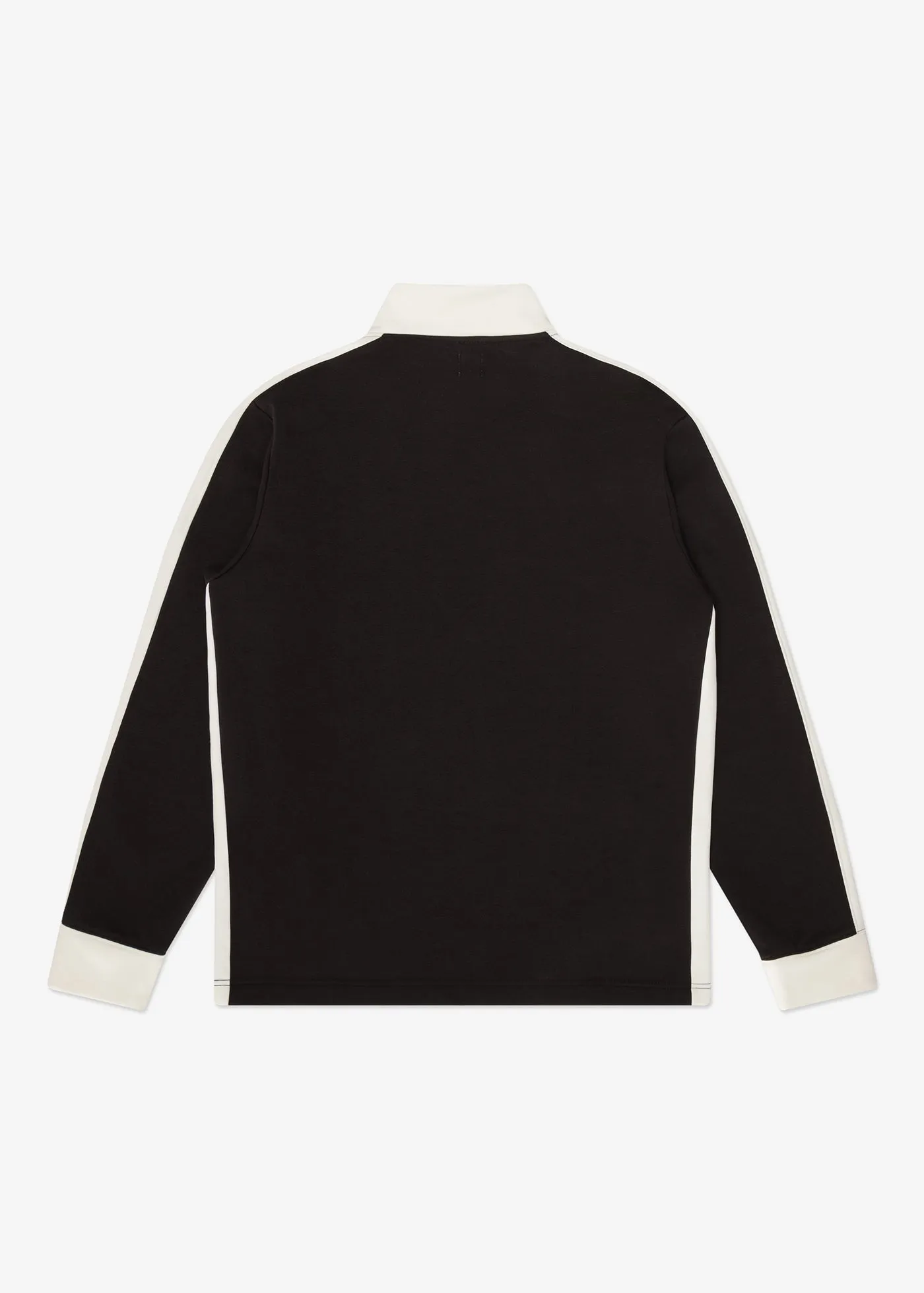 Stretch Fleece Quarter Zip | Black with Snow