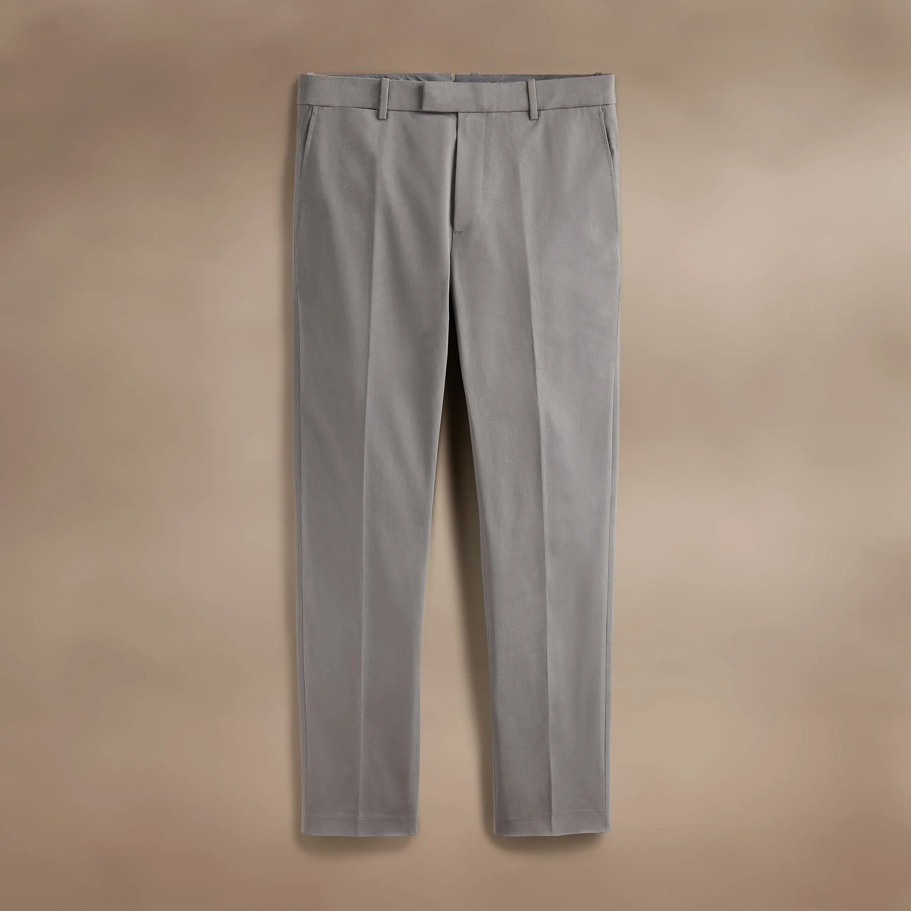 Stretch Micro Twill Trouser - Mid Grey