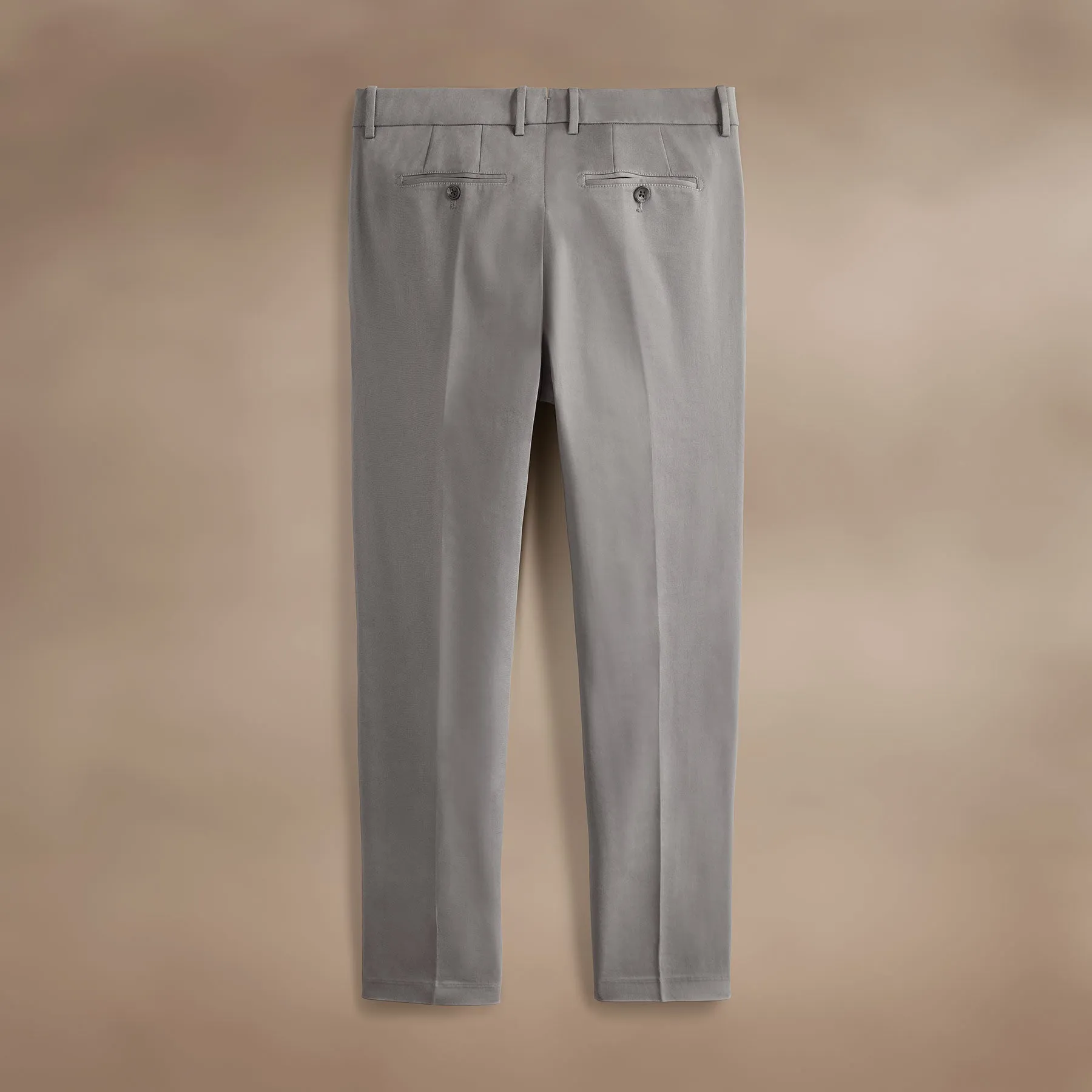 Stretch Micro Twill Trouser - Mid Grey