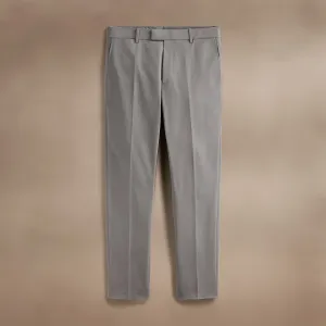 Stretch Micro Twill Trouser - Mid Grey