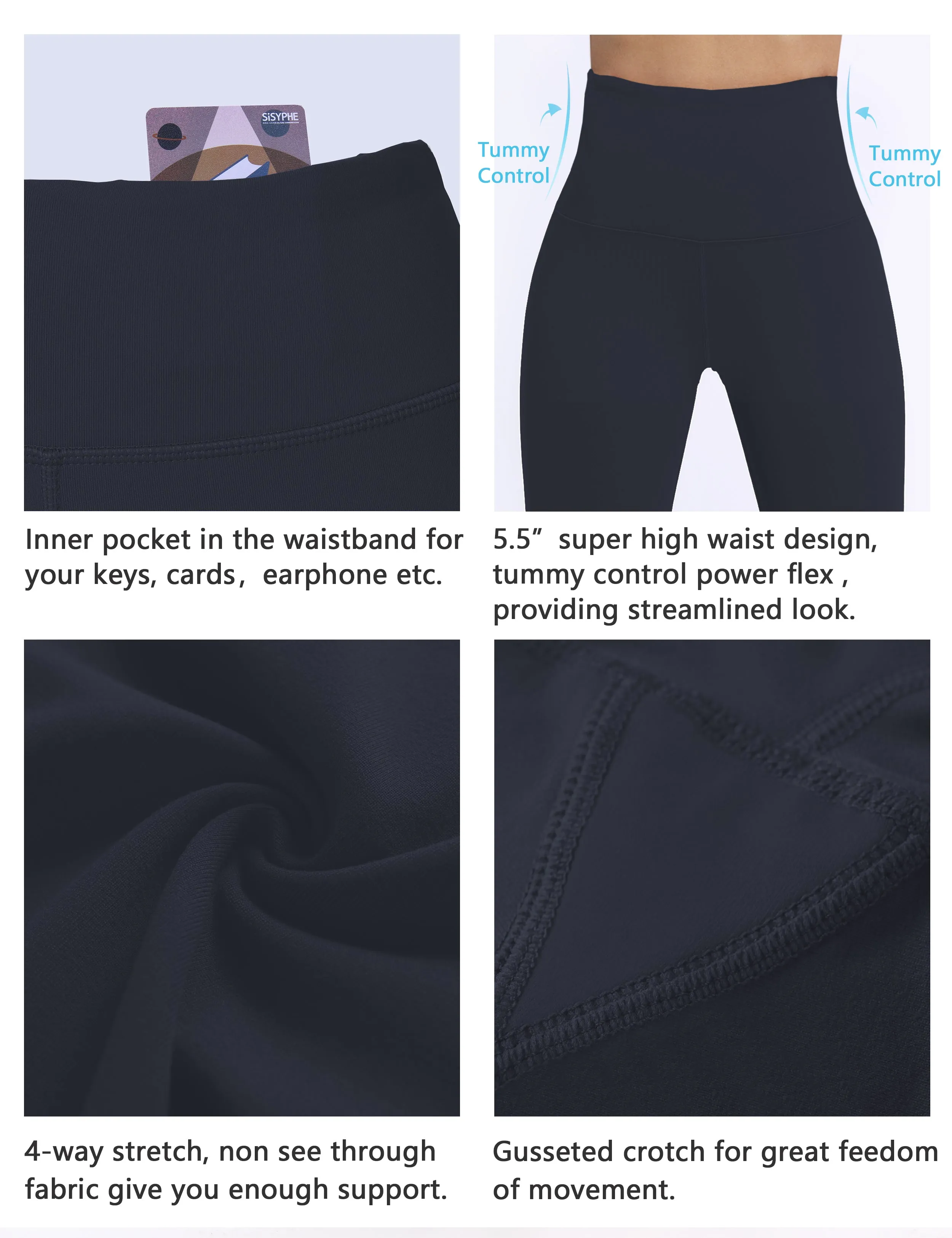 Super High Waist Jogging Pants graynavy_Jogging