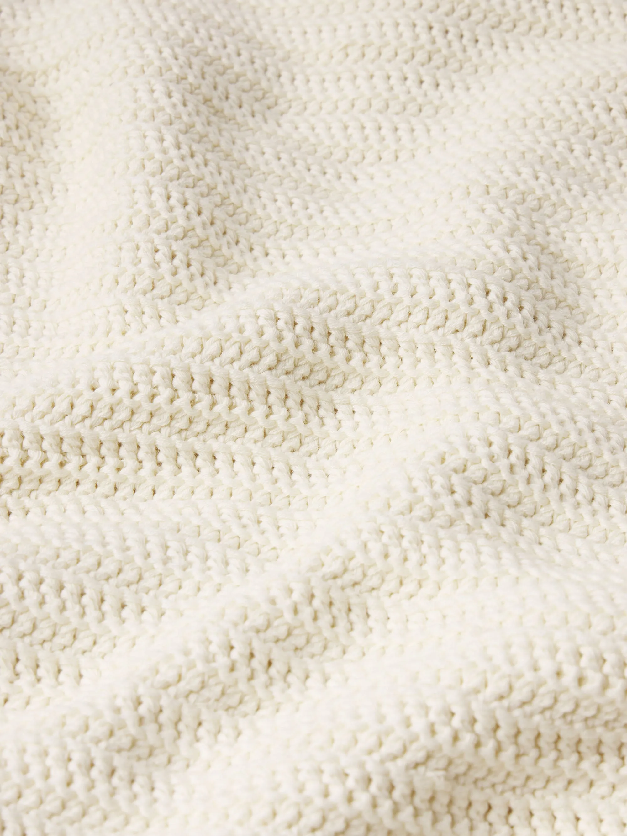 The Crochet Blazer -- Cream