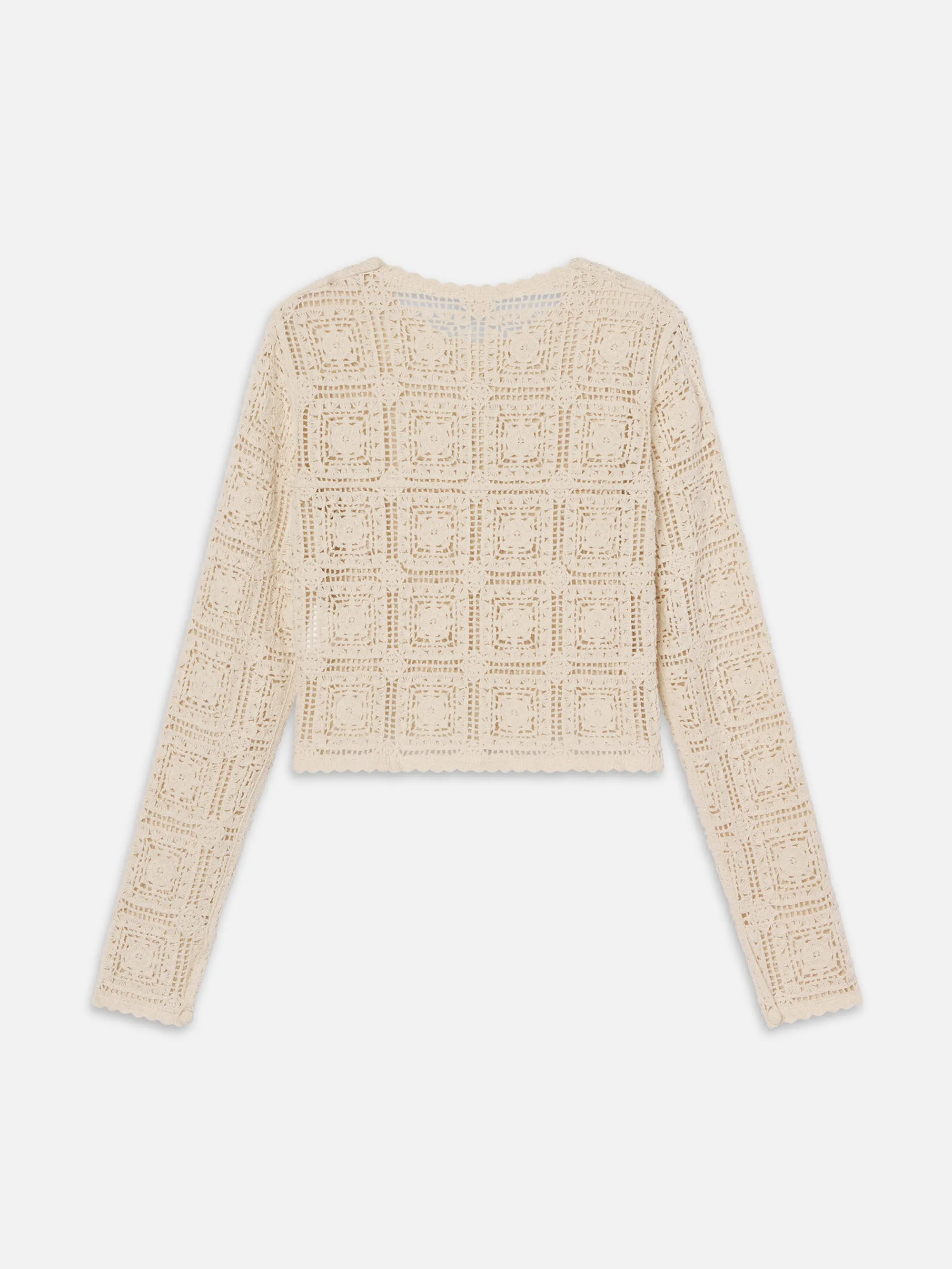 The Crochet Cardi -- Cream