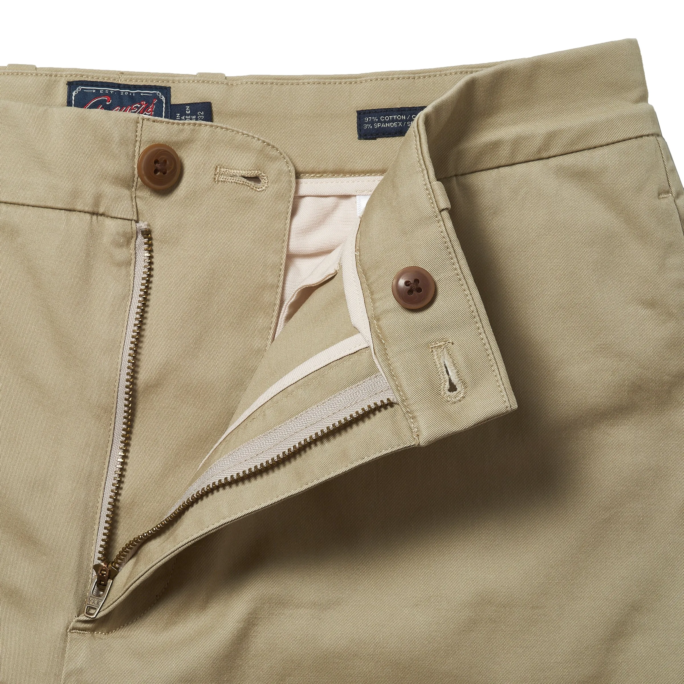 Thompson Flex Stretch Slim Fit Chino - Birch