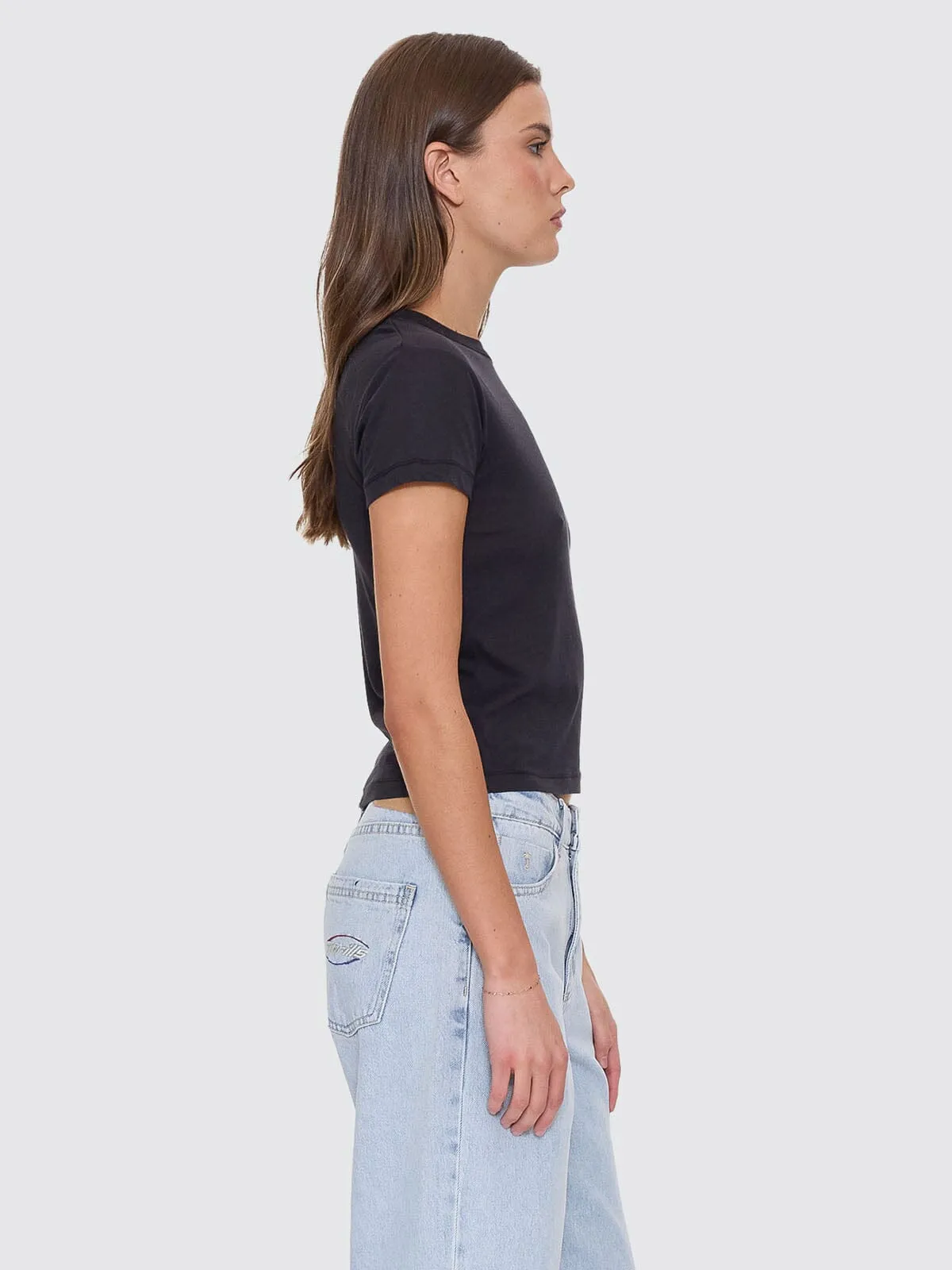 Thrills Boy Tee - Washed Black
