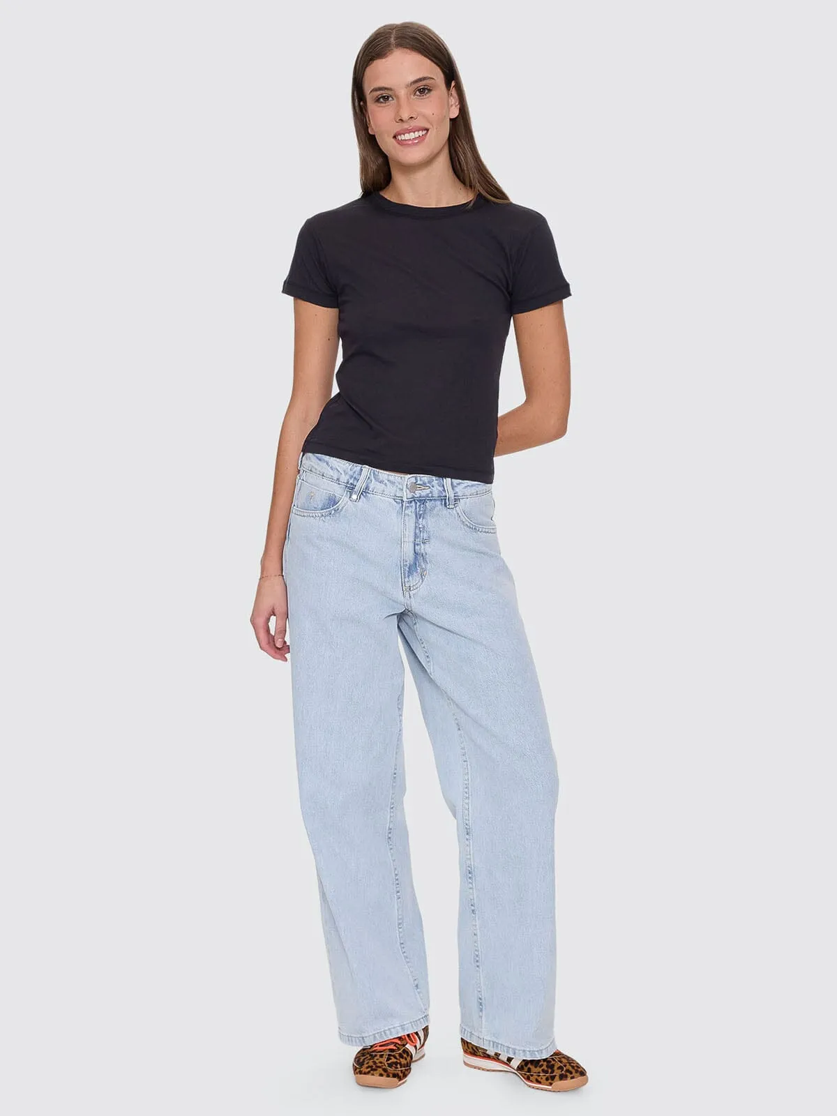 Thrills Boy Tee - Washed Black