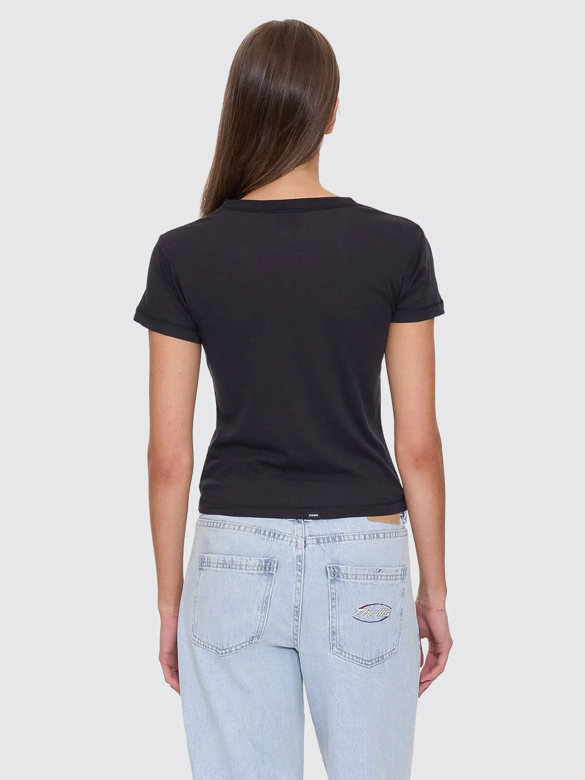 Thrills Boy Tee - Washed Black
