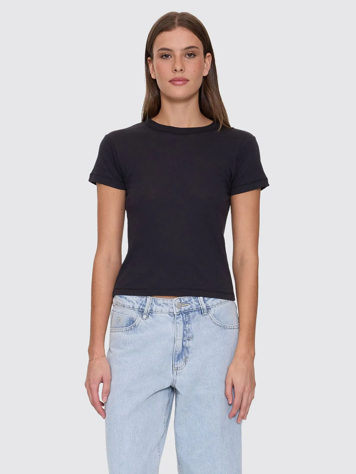 Thrills Boy Tee - Washed Black