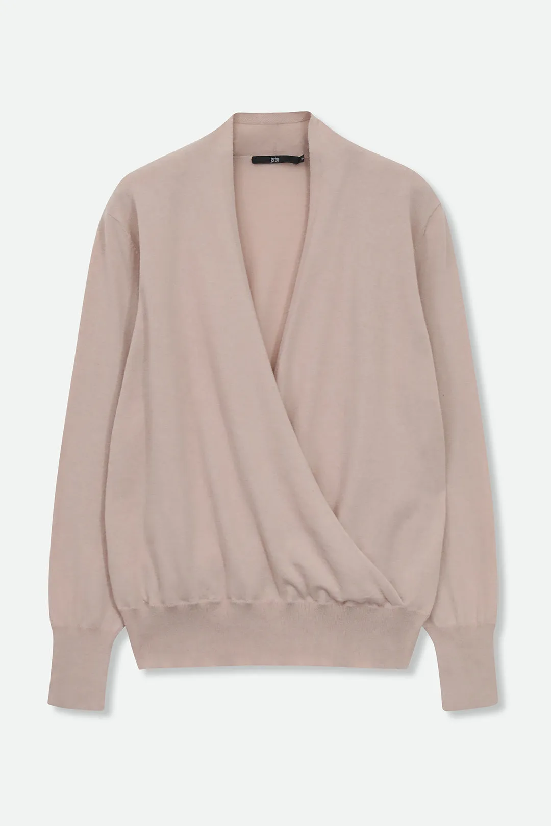 TORY ITALIAN COTTON SURPLICE WRAP TOP