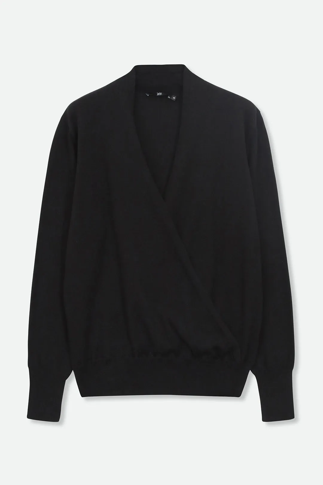 TORY ITALIAN COTTON SURPLICE WRAP TOP