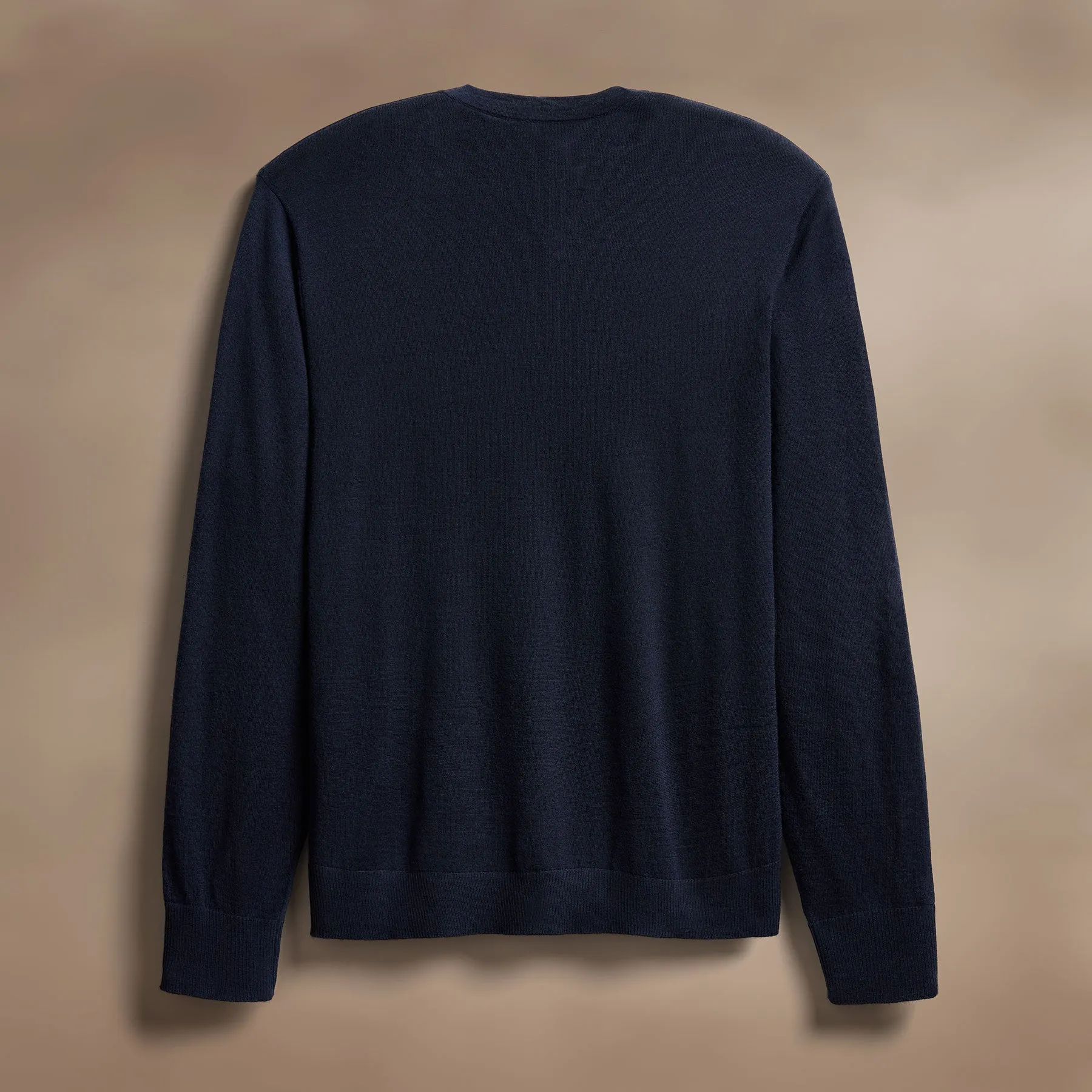 Ultrafine Cashmere V Neck Sweater - Dark Navy