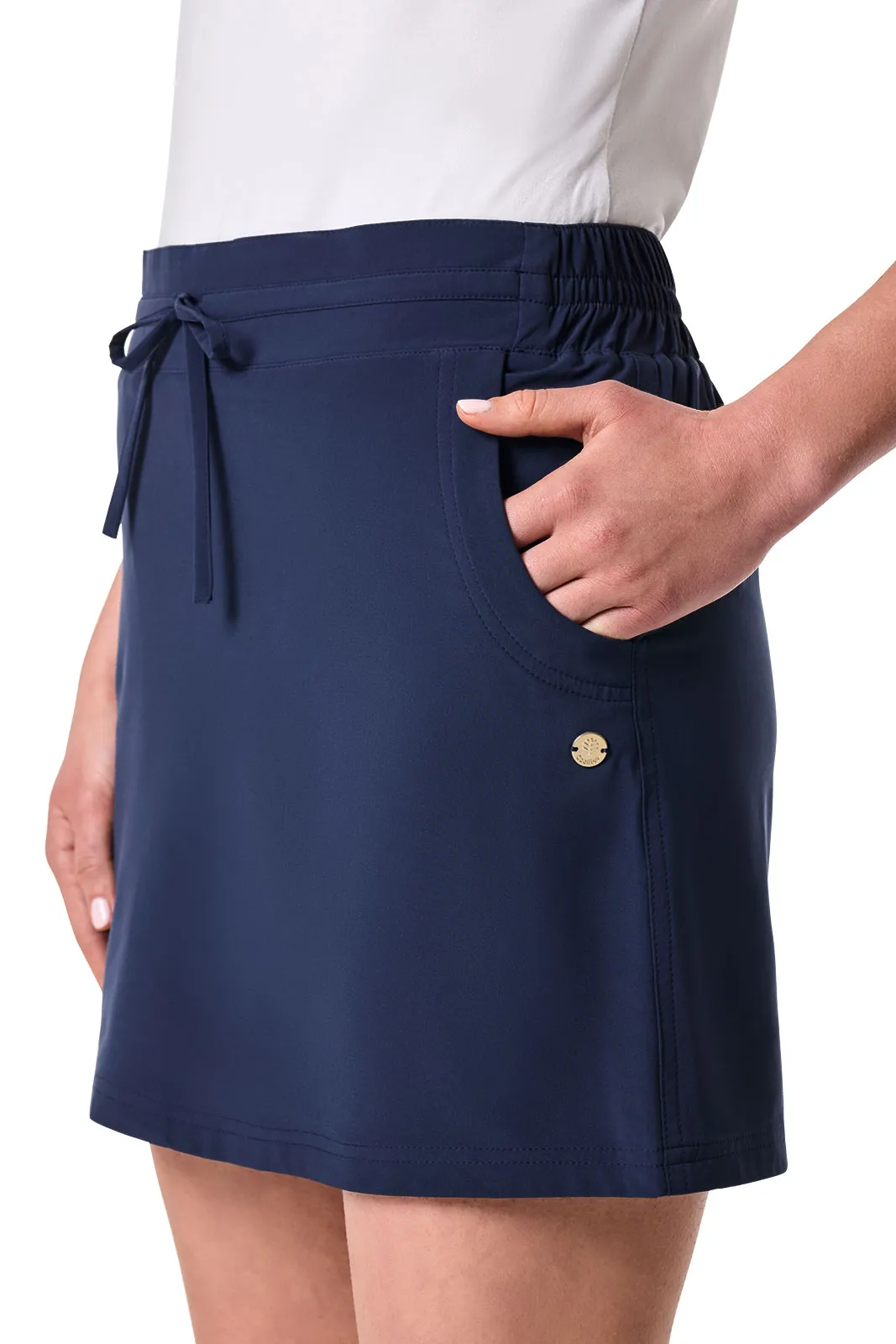 Women's Mendocino Travel Skort | Navy