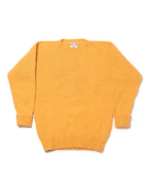 YELLOW SHAGGY DOG CREWNECK SWEATER